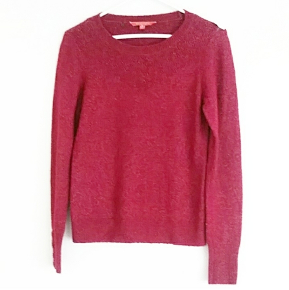 Modcloth Sweaters - Modcloth red crew neck sweater sz Small